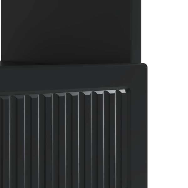 LED TV-skåp Svart Konstruerat trä