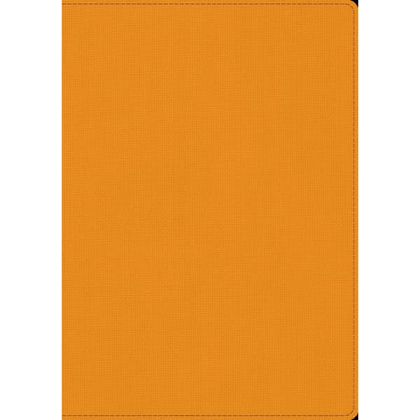 Skrivbok A5 PU linjerad orange (bok)