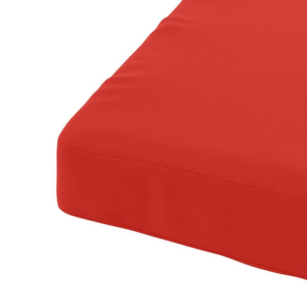 1-delad Sittdyna SOEST 100% Polyester Röd 60 x 60 x 7 cm