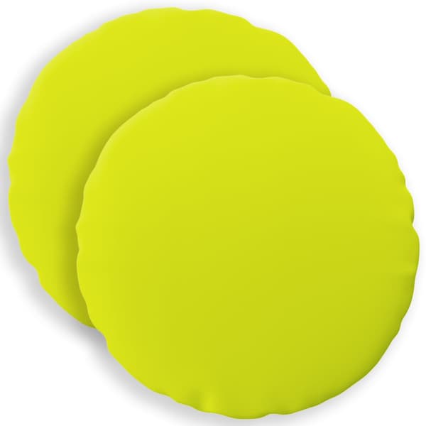 Kuddöverdrag 2 st HEERLEN Klart grön. Ø 40 cm Polyester