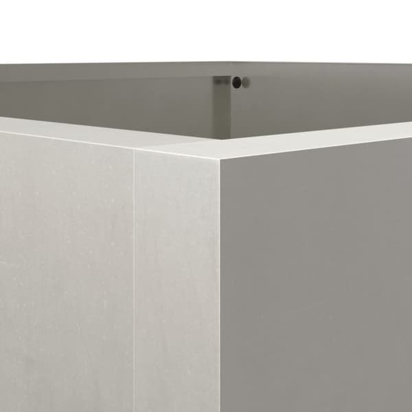 Odlingslåda silver 42x38x75 cm rostfritt stål