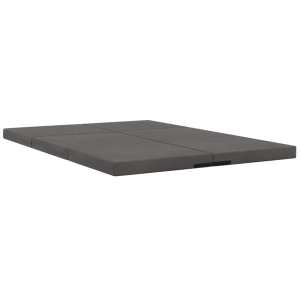 Fällbar Soffbed 140 x 67 x 45 cm Mörkgrå
