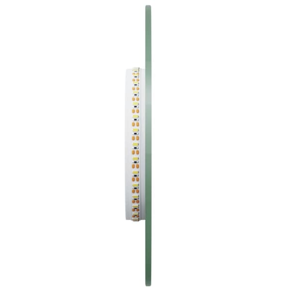 Badrumsspegel LED 50x20 cm oval