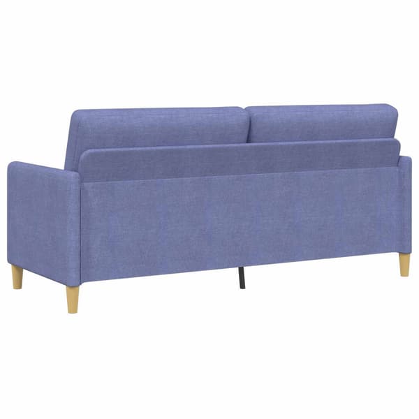 Soffa med förvaring Jeansblå 192 x 78 x 87 cm Polyester