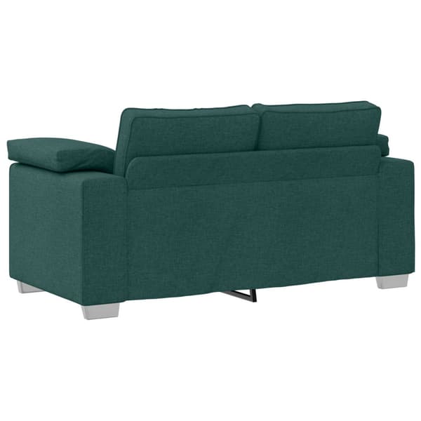 Tvåsitssoffa Mörkgrön 160 cm tyg