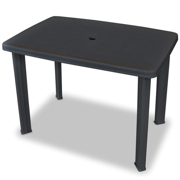 Caféset 3 delar plast antracit