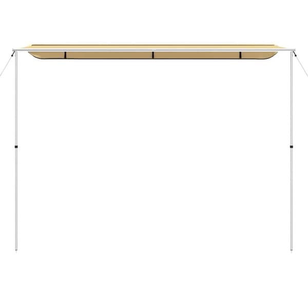 Husvagnsmarkis 3,6x3x2,15 m beige