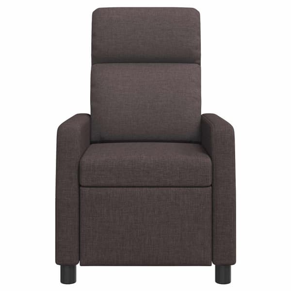 Recliner Mörkbrun Tyg
