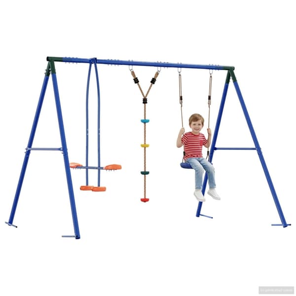 Utegunga set Flerfärgsdesign Stål och PE