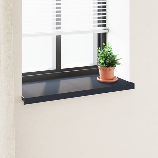 Fönsterbräda Anthracit med träådring 60 x 45 x 4,5 cm PVC