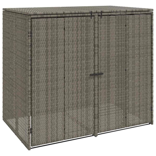 Avfallshink Box 2 pcs Grå 65 x 80 x 115 cm polyeten