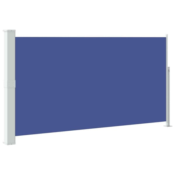 Infällbar sidomarkis 170x300 cm blå