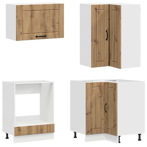 Köksenhet LUCCA 8 pcs Artisan-ek Konstruerat trä