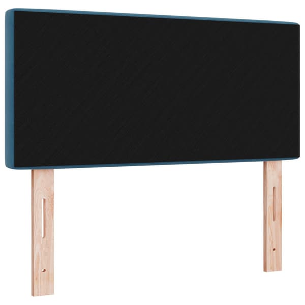 Huvudgavel Mörkblå 90 cm Sammet