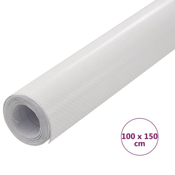 Bilfoliering 4D vit 100x150 cm