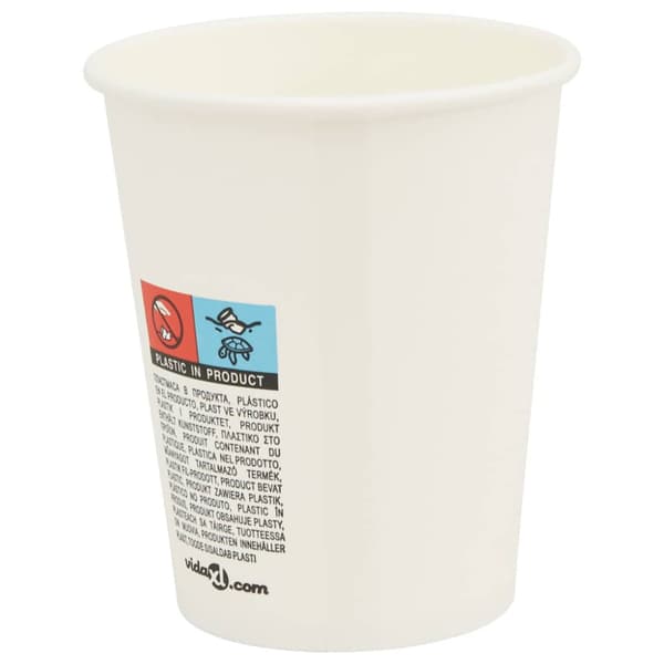 Kaffekoppar i papper med lock 1000 st 8oz 200ml