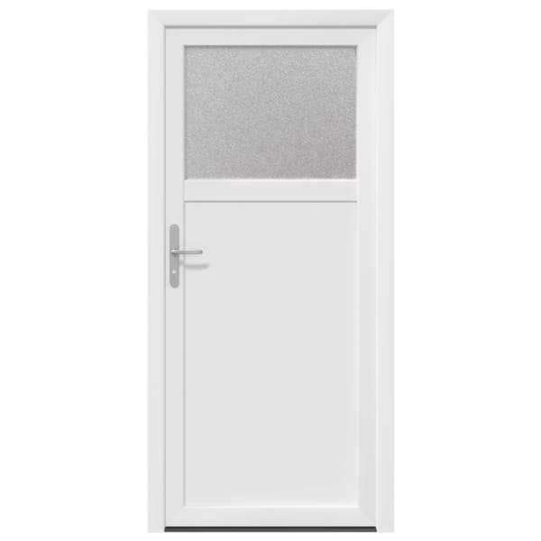 Sidentré Dörr Vit 88 x 198 cm PVC