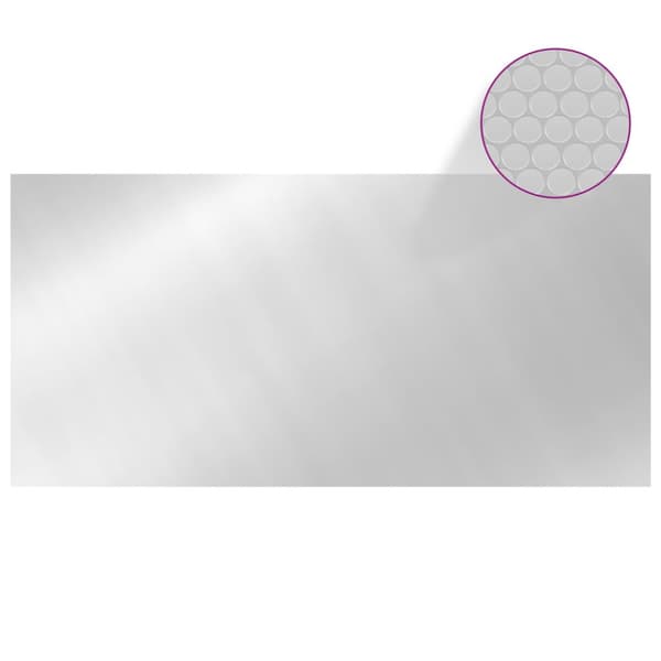 Poolskydd silver 450x220 cm PE