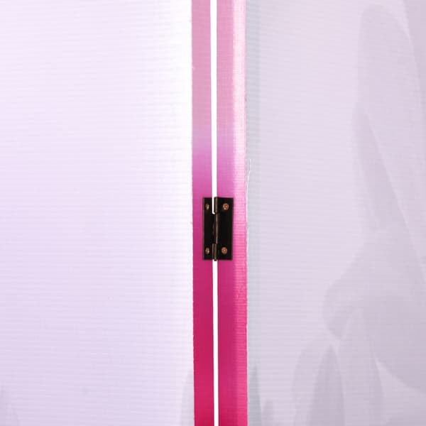 Vikbar rumsavdelare 160x170 cm blomma