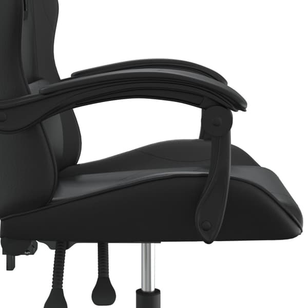 Gamingstol svart konstläder