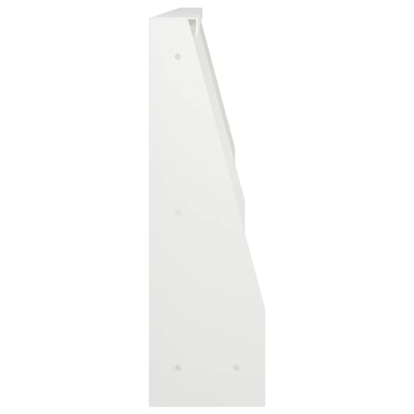 Stödvägg 2 st 60 x 12 x 50 cm Stål Vit