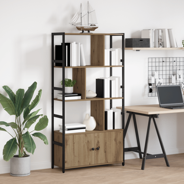 Hyllsystem Artisan Ek 80 x 30 x 155,5 cm Konstruerat trä