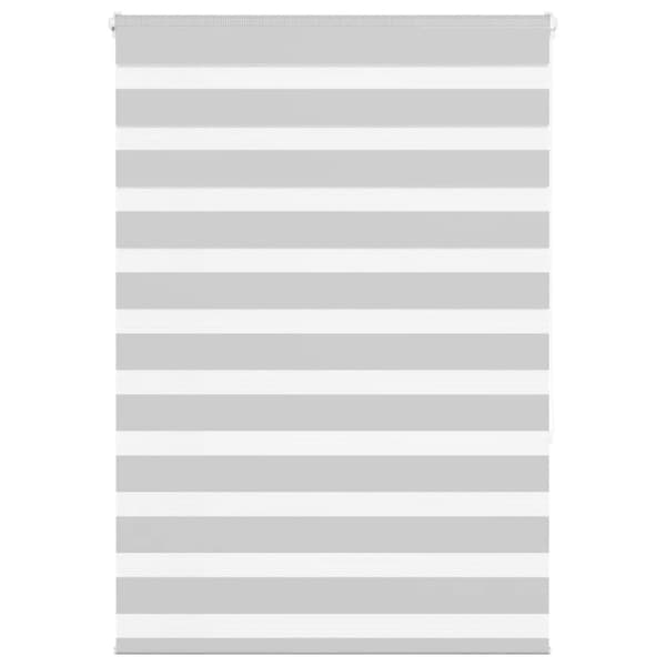 Rullgardin zebra ljusgrå 115x150 cm tyg bredd 110,9cm polyester