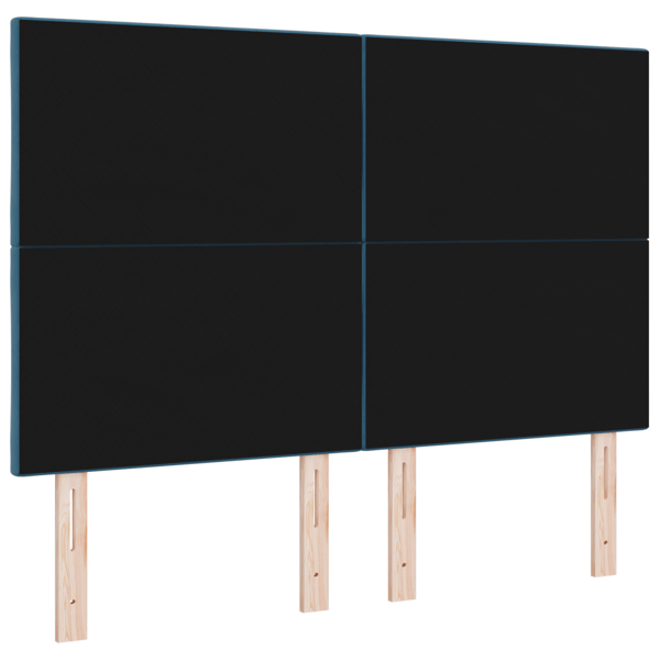 LED huvuddyna Mörkblå 144 cm Sammet