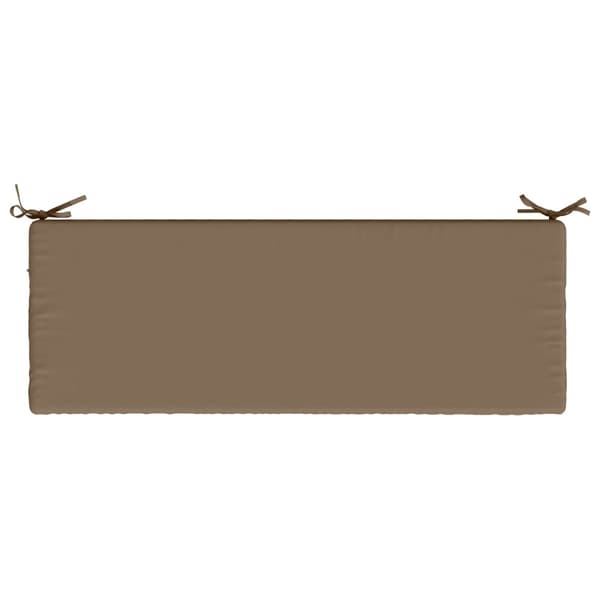 2-delade Bänk Kuddar SOEST 2 st 100% Polyester Taupe