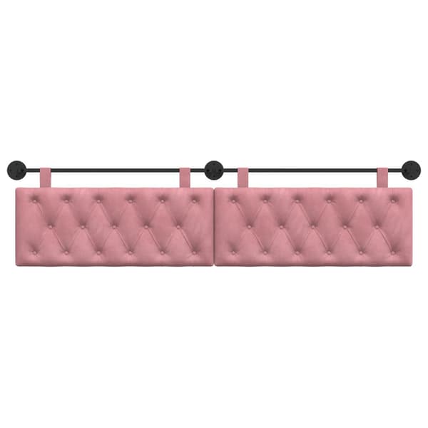 Hängande sänggavel Rosa Sammet