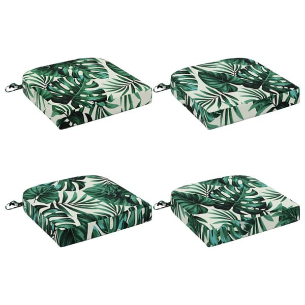 4-delade Sittkuddar SOEST 4 st 100% Polyester Bladmönster