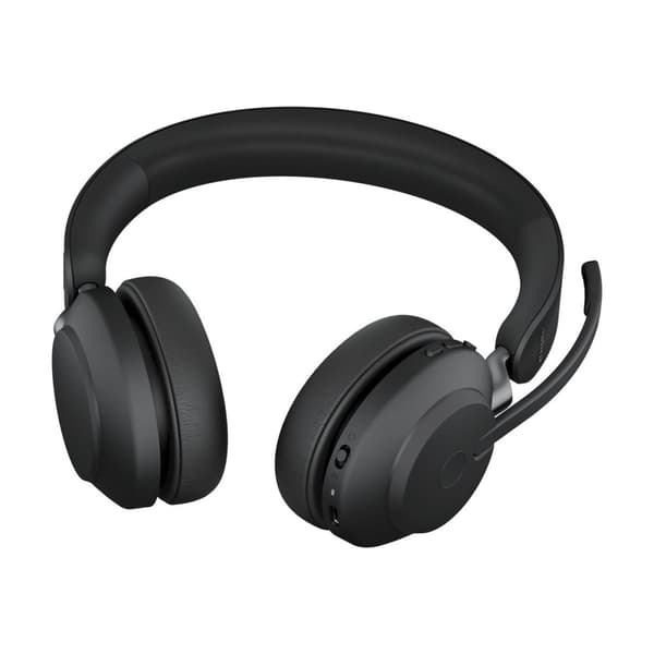 Jabra Evolve2 65 UC Stereo - headset - USB-C - med laddningsställ
