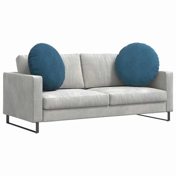 Sittkuddar 2 pcs Blå Ø 80 x 29 cm Sammet