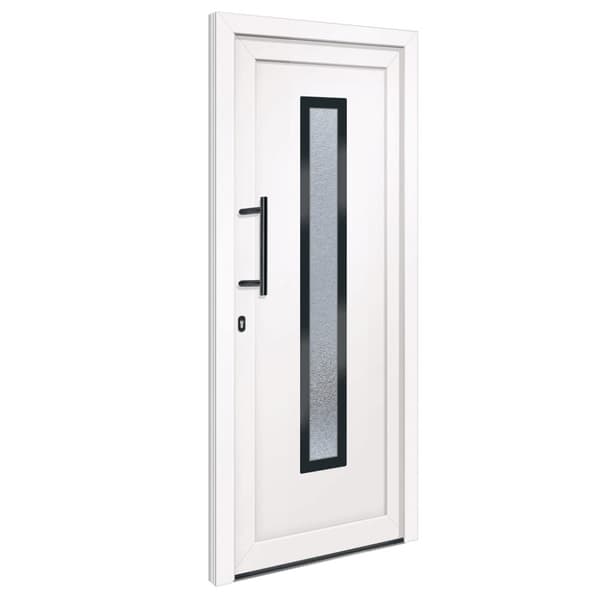 Ytterdörr vit 108x200 cm PVC