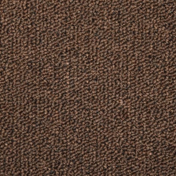 Trappmattor 15 st 65x21x4 cm bruna rektangulära kanter
