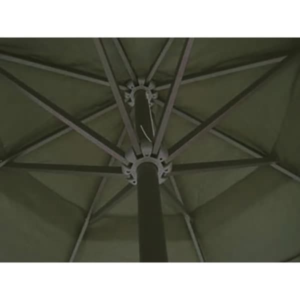 Parasoll aluminium grön 500 cm