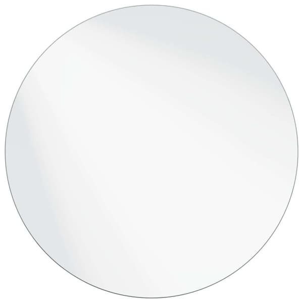 Väggspegel Rund Ø 70 cm härdat glas