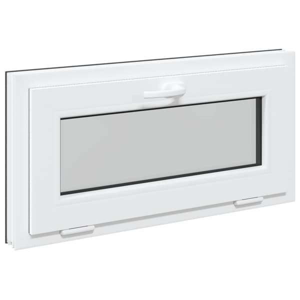 Källarfönster RISOR 80 x 40 cm PVC och glas