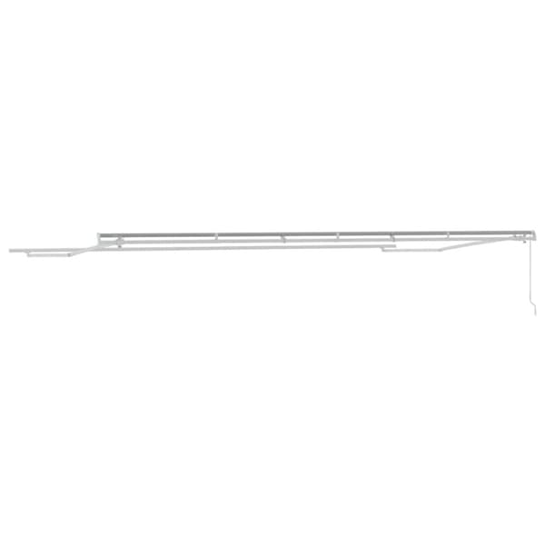 Markisram Vit 600 × 350 cm Aluminium