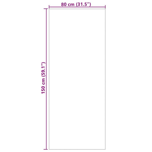 Områdesmattor Rektangulär SIROLO Beige 150 x 80 cm Polyester