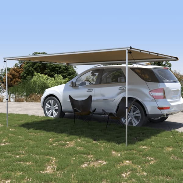 Husvagnsmarkis 4x2,5x2,15 m beige