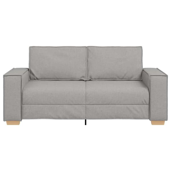 2-sitssoffa molngrå 180x78x84 cm tyg