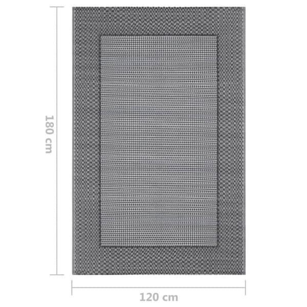 Utomhusmatta ARAKIL grå 120x180 cm PP