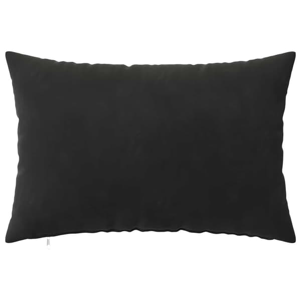 Kuddöverdrag 2 st HEERLEN Svart 30 x 50 cm Sammet