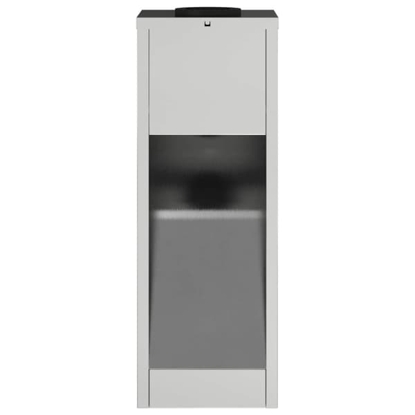 Solcell LED-vägbelysning 2 pcs Silver Galvaniserad