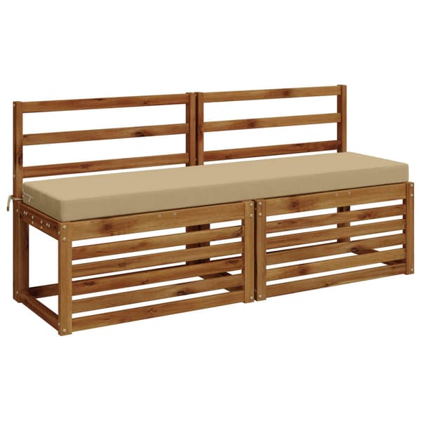 2-delade Bänk Kuddar SOEST 2 st 100% Polyester Beige