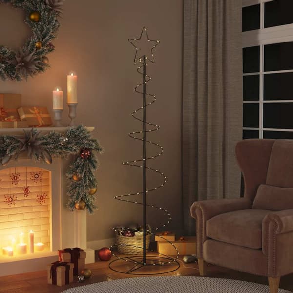 LED julgran 120 LEDs varmvit 180 cm