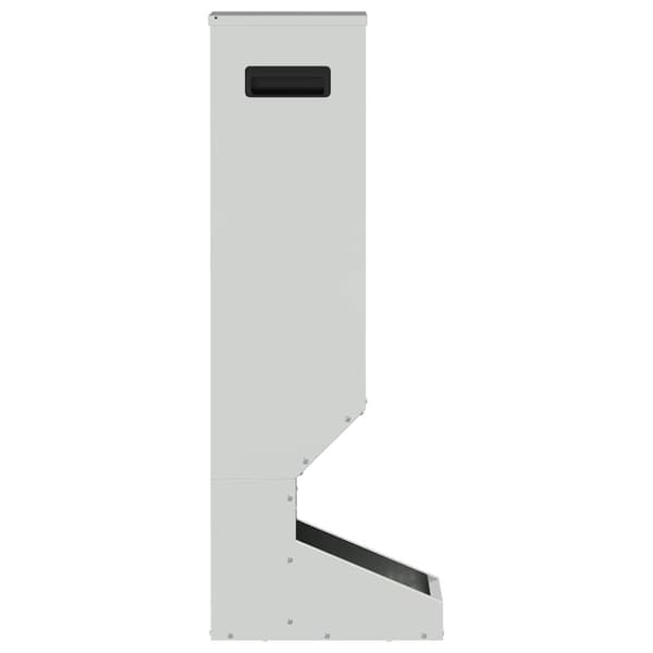Rådjur Foderautomat Silver 28 x 30 x 80 cm Galvaniserat Stål
