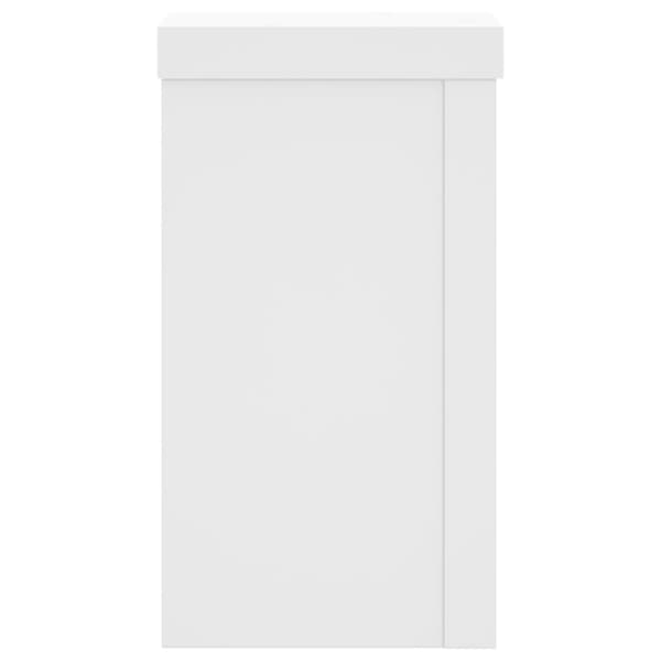 Växtställ 2 st vit 10x10x18 cm konstruerat trä