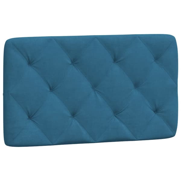 Bed Frame without Mattress Blue 90x190 cm Velvet